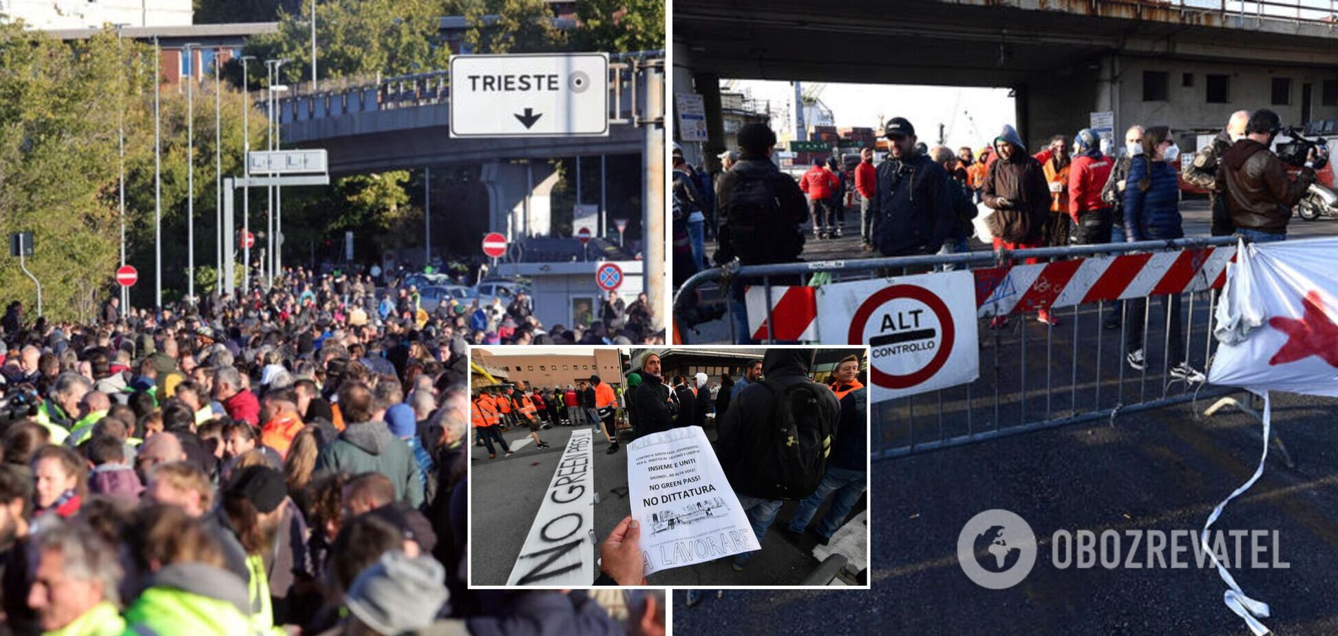В Італії 'паспорта здоров'я' стали обов'язковими для всіх працівників: люди вийшли на протест. Фото та відео